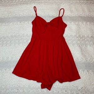 Red romper